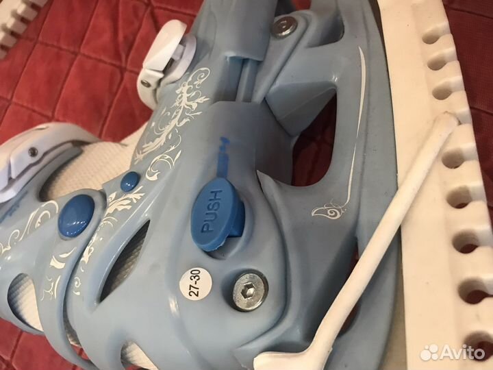 Коньки раздвижные новые (27-30)