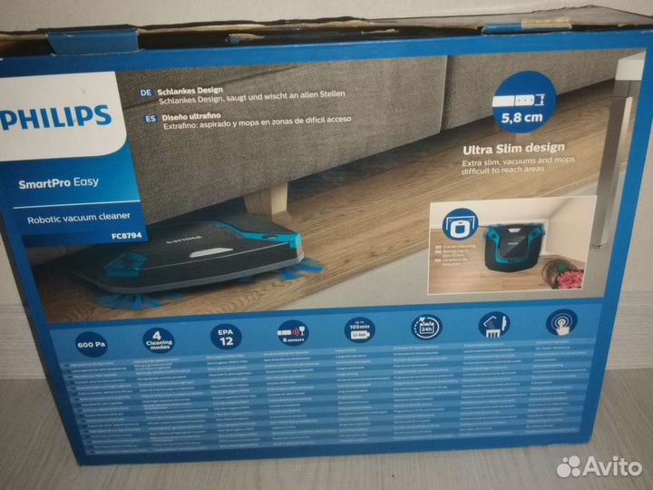 Робот пылесос philips