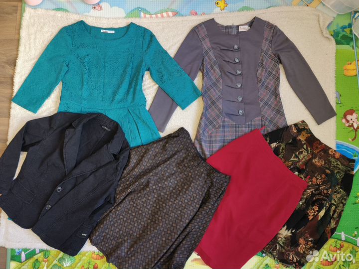 Платья/юбки пакетом р. 46