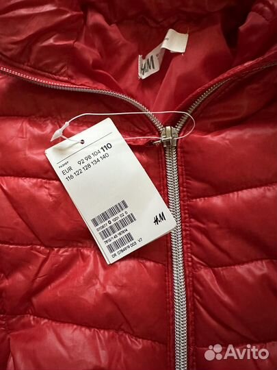 Новая куртка HM 110 и 116