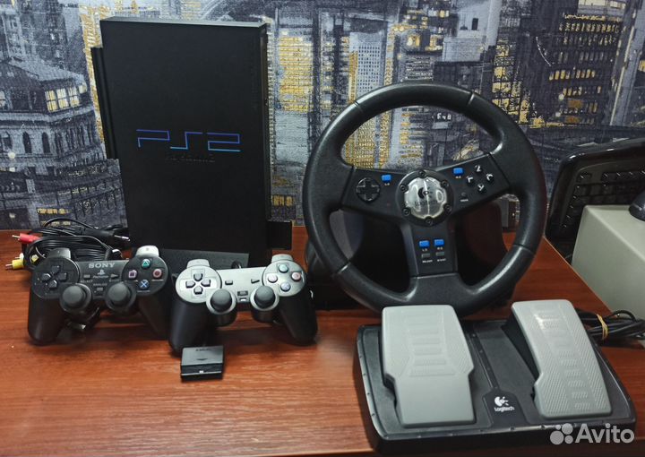 Sony PlayStation 2 + жесткий диск