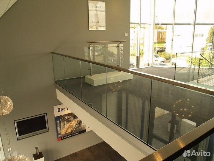 Стеклянные ограждения заборов