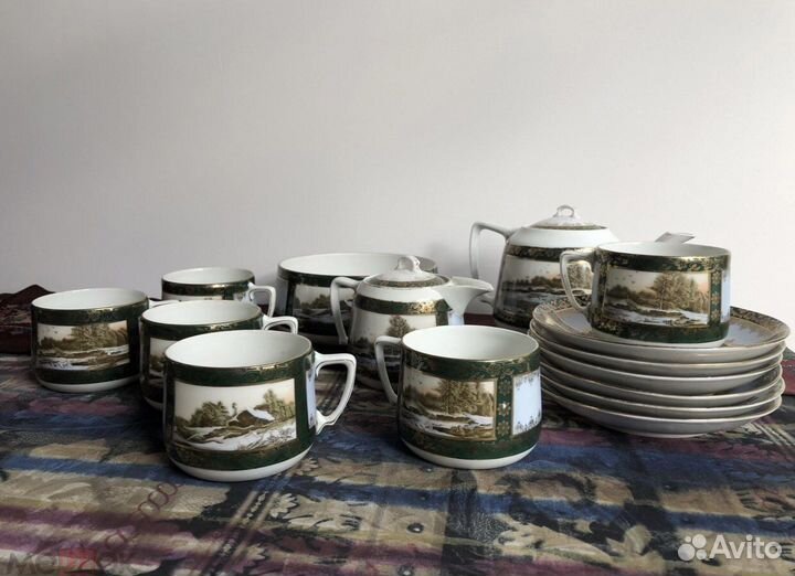 Чайный сервиз «пролетарий» село Бронницы