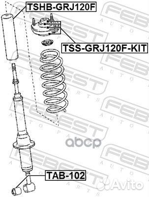 Пыльник переднего амортизатора tshb-GRJ120F Febest