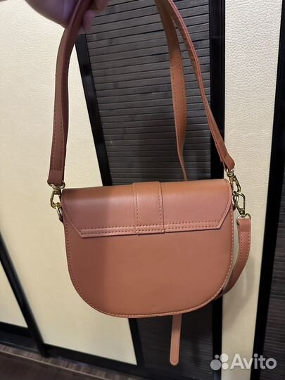 Сумка женская кросс боди коричневая