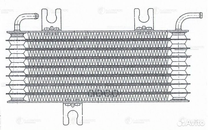 Радиатор масл. для а/м Nissan Qashqai (06) 1.6i