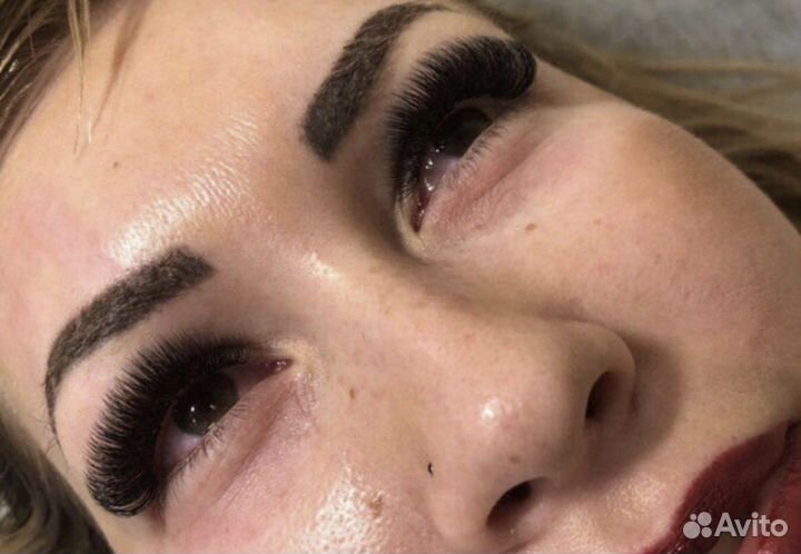 Объёмное наращивание ресниц
