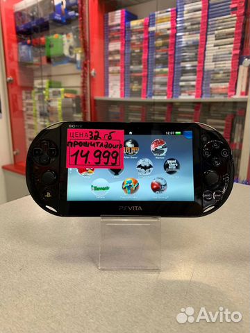 Sony PS Vita Slim 32gb 20 игр прошита
