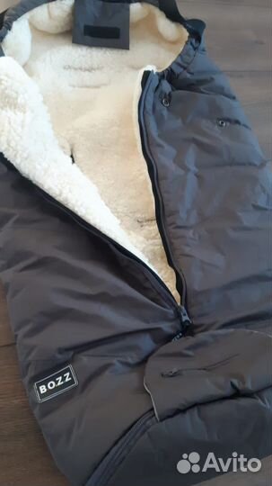 Зимний конверт в коляску/сани на овчине Bozz