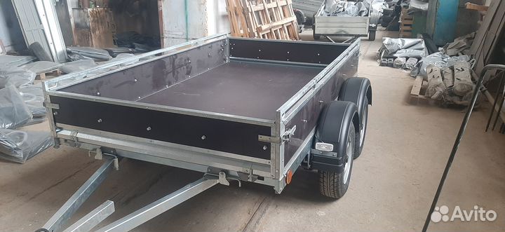 Прицеп Курганский новый двухосный (2,5х1,5)