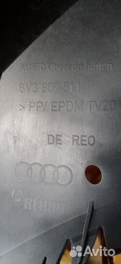 Бампер задний audi a3 3d 2012 белый цвет