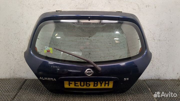 Подсветка номера Nissan Almera N16, 2006