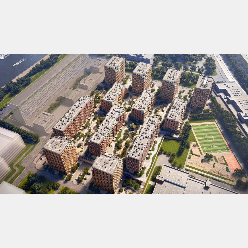3-к. квартира, 74,1 м², 2/12 эт.
