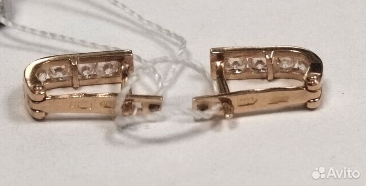 Золотые серьги