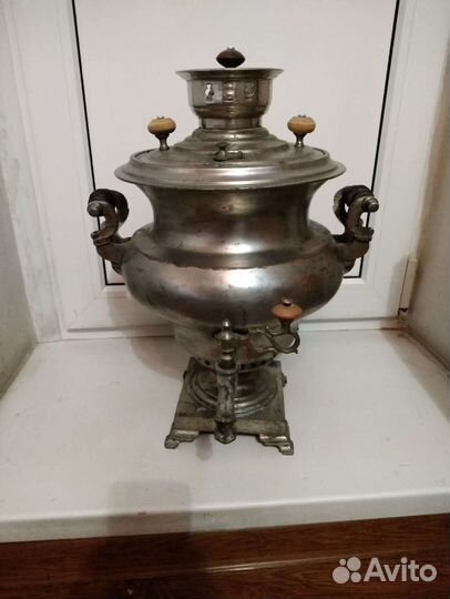 Самовар на дровах старинный