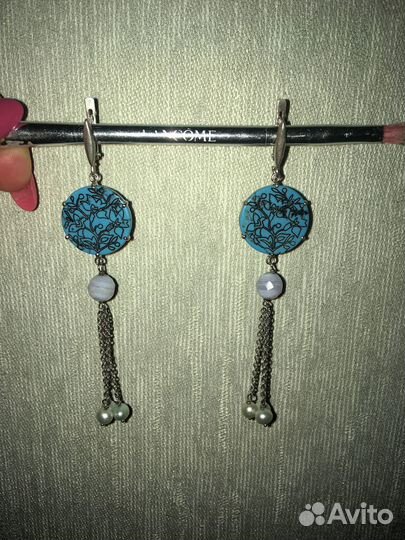 Серьги серебро 925