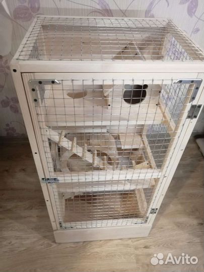 Клетка для шиншилл, белок дегу, крыс и грызунов