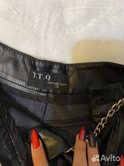 Кожаные Шорты 26 размер