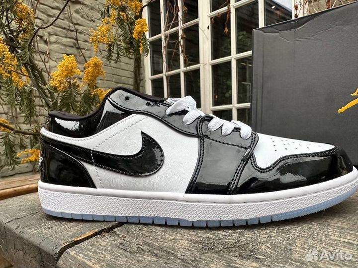 Кроссовки nike AIR jordan 1 LOW SE concord