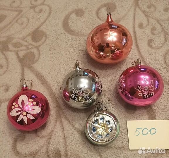 Елочные игрушки СССР советские