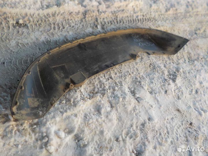 Накладка на бампер seat ibiza