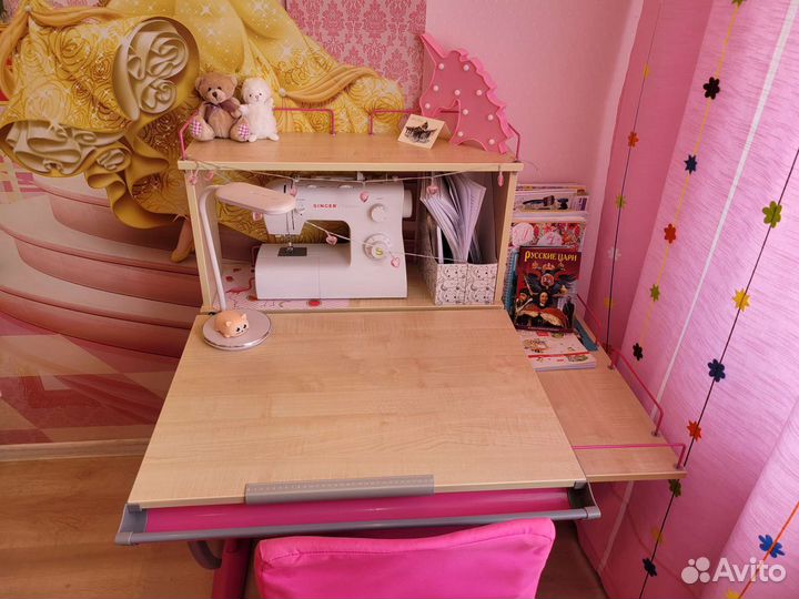 Растущая парта со стулом для школы Деми сут 14