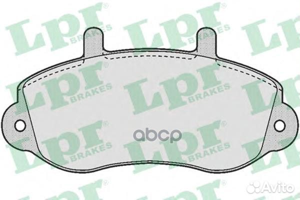 05P663 Колодки тормозные opel movano/renault MA