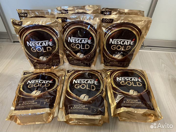 Кофе Nescafe gold 500грамм. Кофе растворимый
