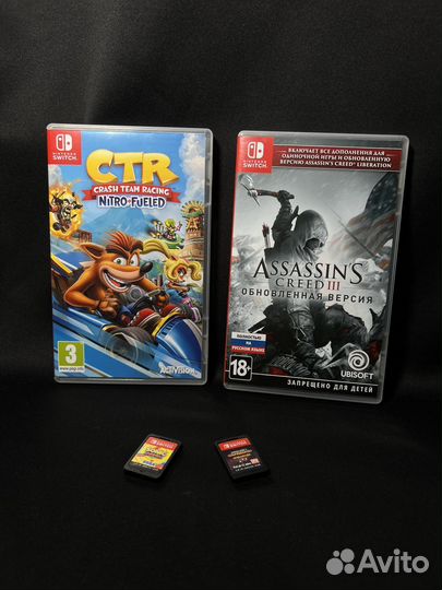 Картриджи Nintendo Switch