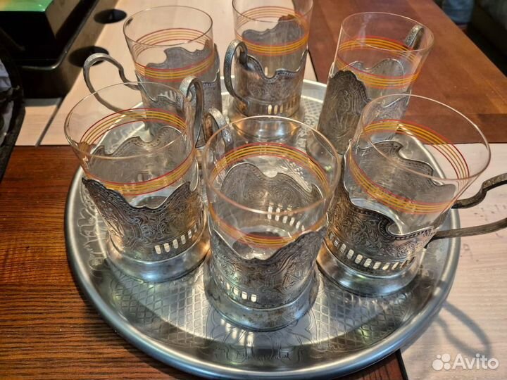 Набор винтажных подстаканников