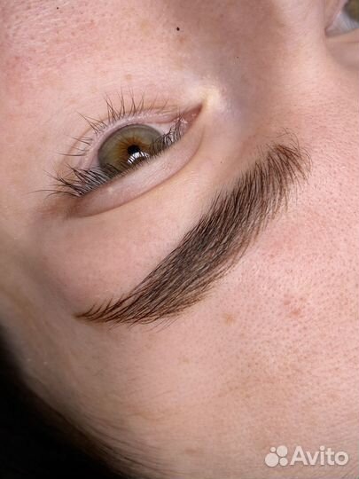 Перманентный макияж бровей (6D волоски)