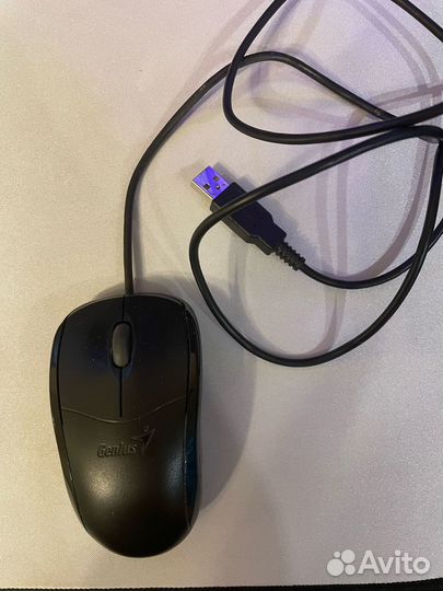 Клавиатура logitech, мышка genius