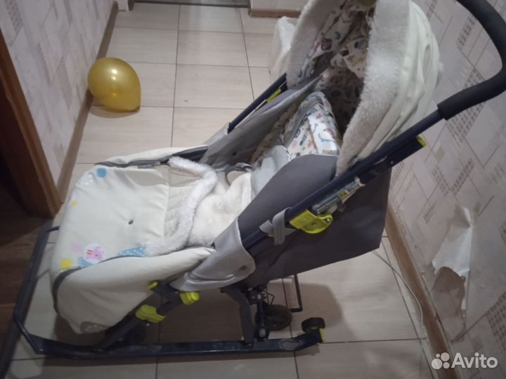 Коляска санки