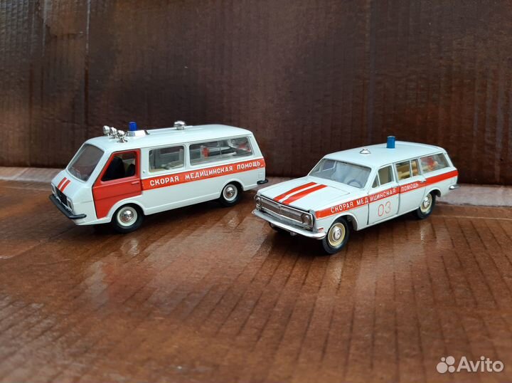 Модели авто СССР 1:43 Скорая помощь