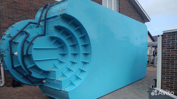 Полипропиленовый бассейн 5x3 м на заказ