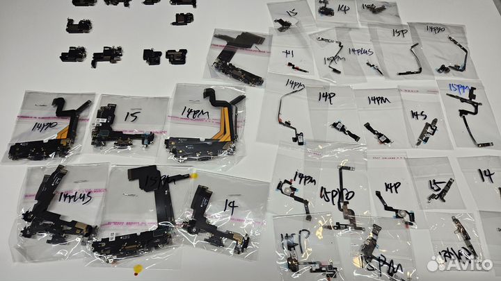 Оригинальные шлейфа/динамики iPhone 14/15