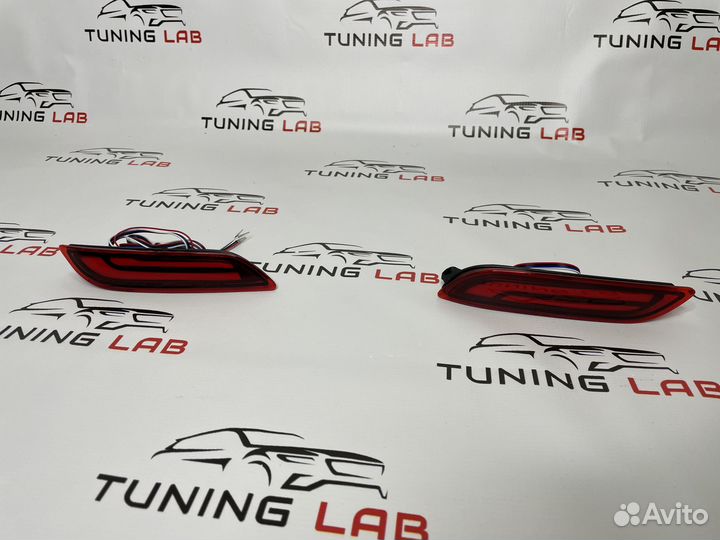 Camry 70 Фонари LED в задний бампер катафоты X9XF4