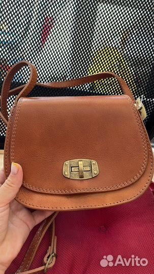 Сумка натуральная кожа новая италия