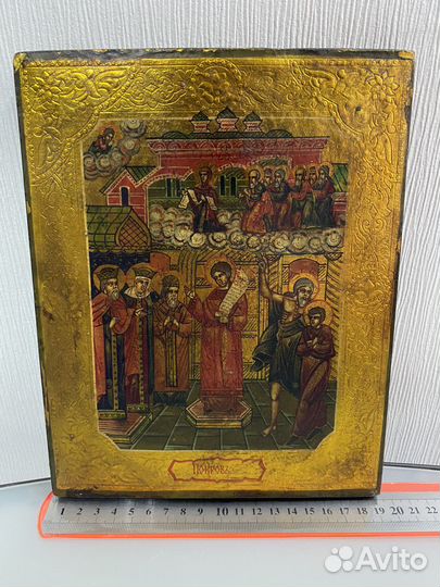 Старинная икона Покров Пресвятой Богородицы