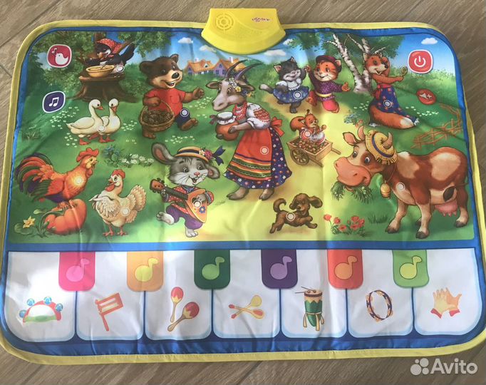 Новый музыкальный коврик Азбукварик Топ-топ, топот