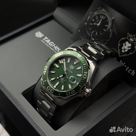 Часы Tag Heuer aquaracer green