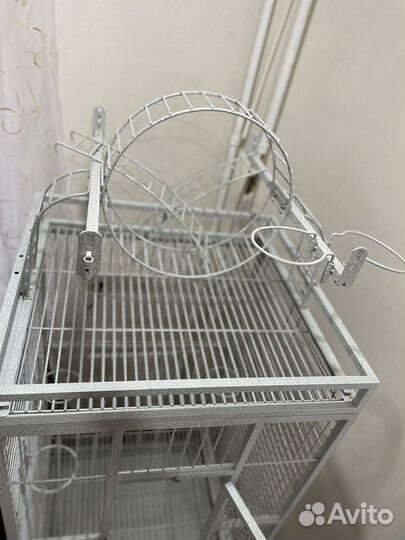 Клетка для птиц Triol BC18-1W, белый, 83*77*178 см