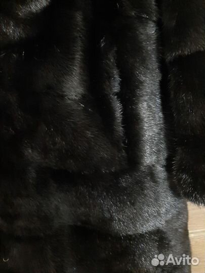 Шуба норковая с капюшоном 42 44