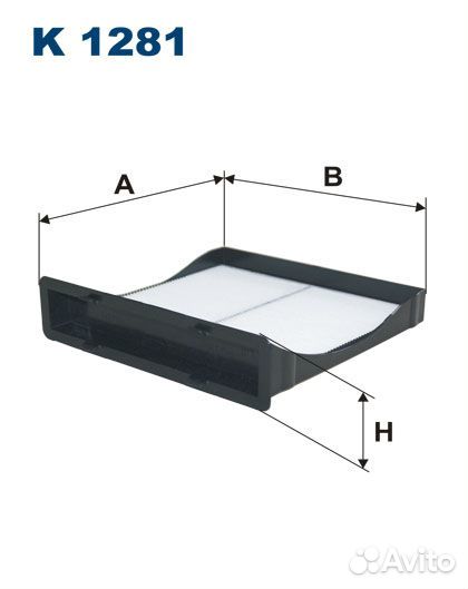 Фильтр салона subaru impreza/forester 08