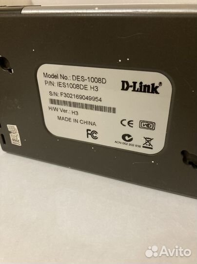 Switch D-link DES-1008D