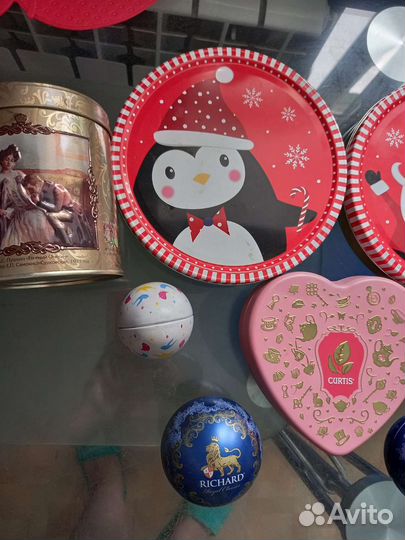 Металлические коробочки,баночки