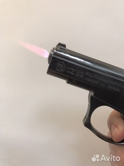 Пистолет зажигалка Walther 1в1 металлический