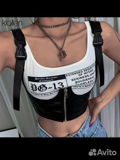 Кожаный корсет