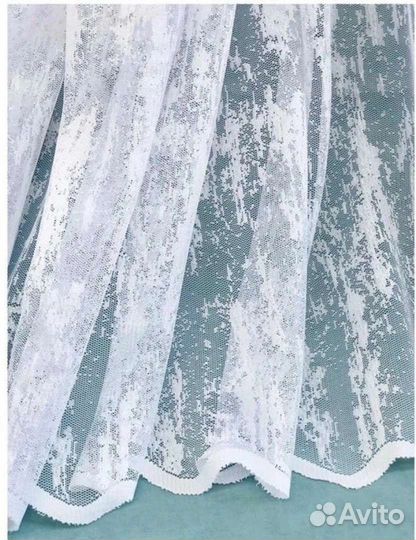 Тюль мрамор новая на отрез