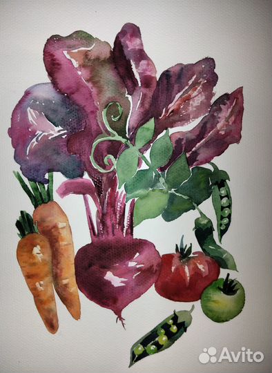 Акварель. Иллюстрации. Картины